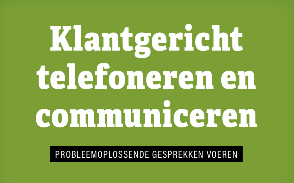 klantgericht telefoneren