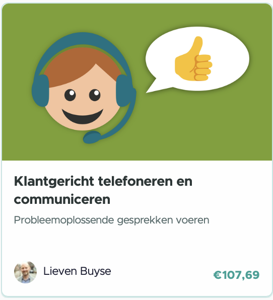 online cursus klantgericht communiceren