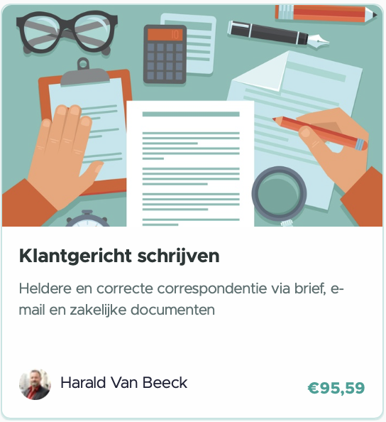 online cursus klantgericht schrijven