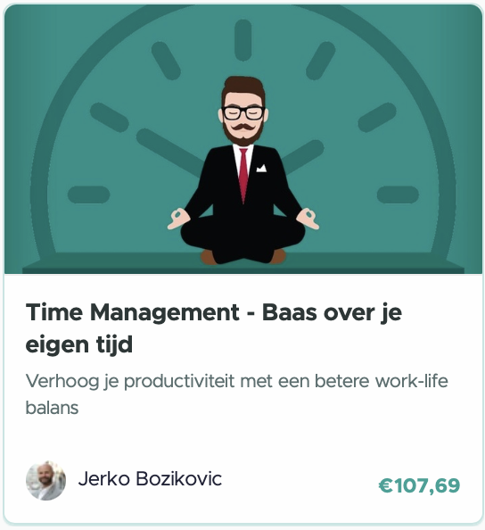 online cursus time management